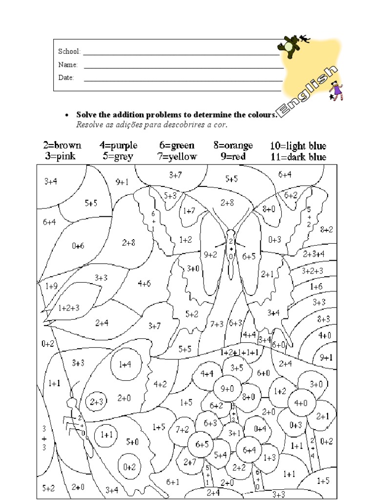 Addition Problems for Color Discovery | PDF | Career & Growth