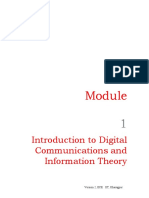 Introduction To Digital Communications and Information Theory