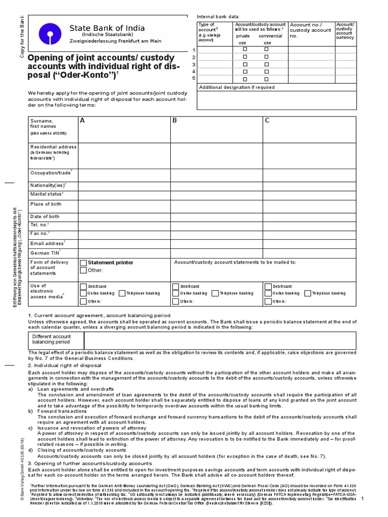 What Is Needed For A Joint Bank Account