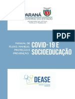 Manual de Fluxo, Manejo, Proteção e Prevenção - Covid 19 e Socioeducação