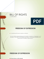 Bill of Rights (Continuation)