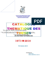 Catalogue Thematique Des Theses 2018 2 Compressed