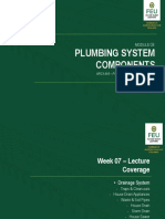 PLUMBING SYSTEM COMPONENTS