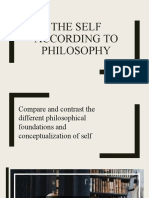 The Self According To Philosophy