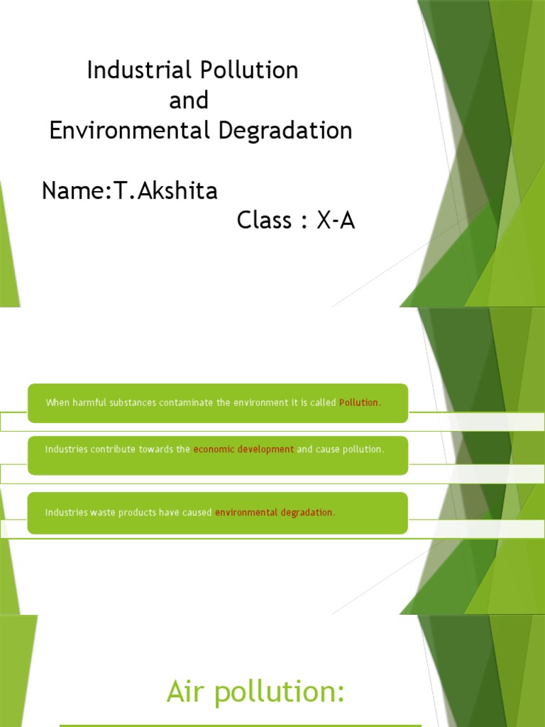 Industrial Pollution | PDF