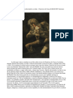Analisis Saturno Devorando A Su Hijo - Goya (SARAGNET Auriane)