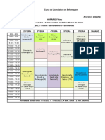 Horario 1ano 1semestre 2022 23