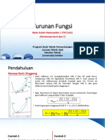 4 - Turunan Fungsi