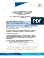 Guia de Actividades y Rúbrica de Evaluación - Fase 2 - Organización