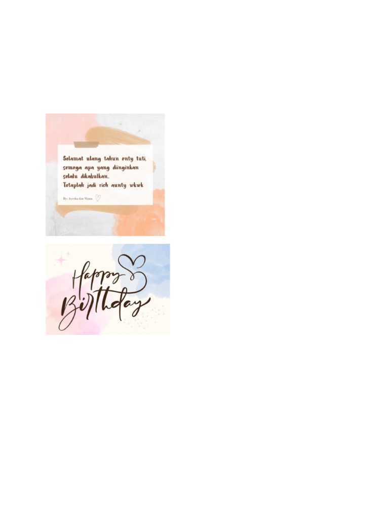 Kartu Ucapan | PDF