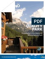 Quality Park: Hospitality in The Adamello Brenta Nature Park