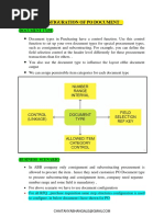 Configuration of Po Document