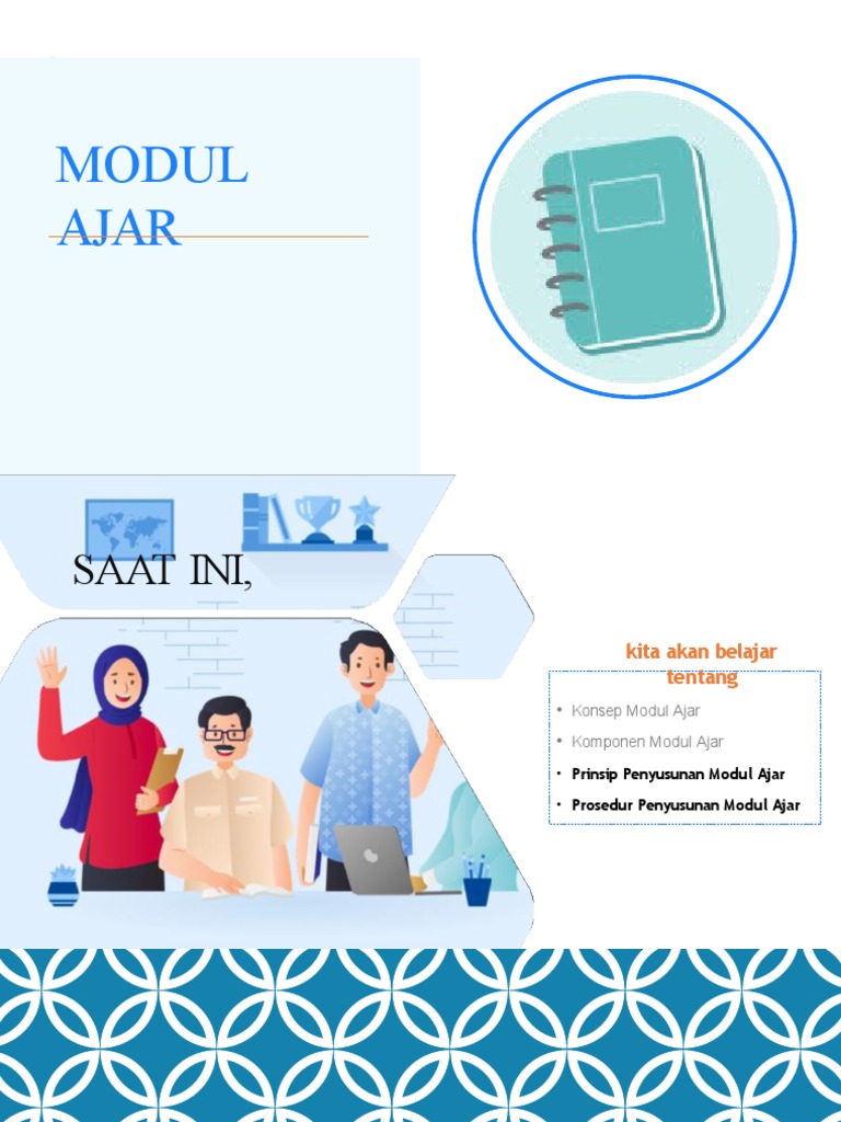 03 Prinsip & Prosedur Penyusunan Modul Ajar | PDF