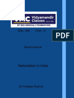 Nationalism in India: Class 10