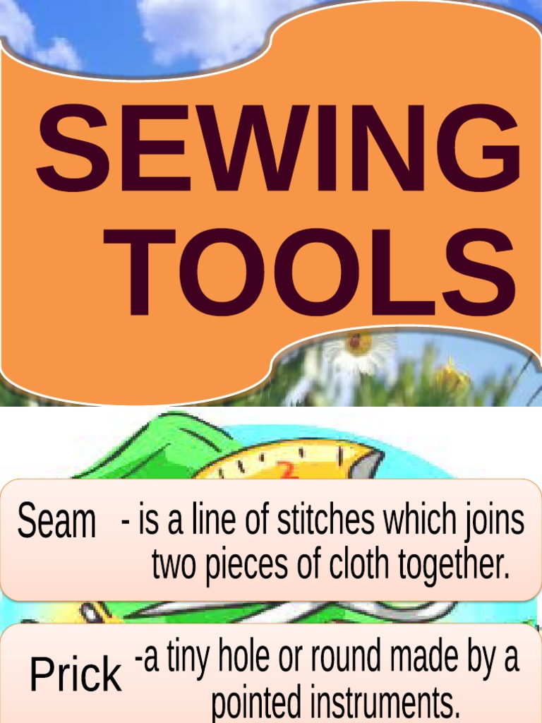Sewing Tools) PDF