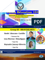 Group 4 Values Ed 104 Tanauan and Lipa City (LIZA EDITED)