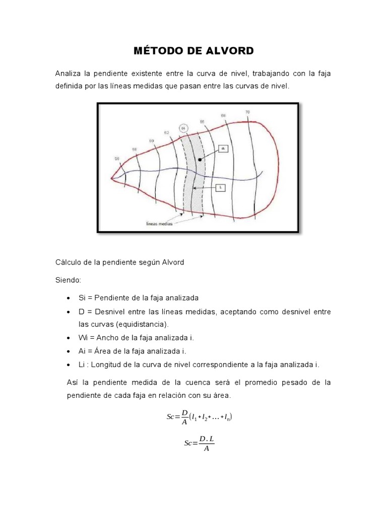 Método de Alvord Pendiente 2 PDF