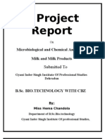 Project Report Mother Dairy