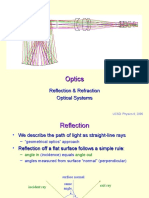 Optics Reflection and Refraction Guide