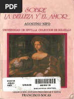 Sobre La Belleza Y El Amor by Nifo Agostino | PDF | Belleza