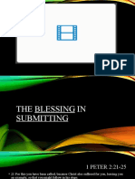 The Blessing in Submitting