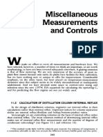 Miscellaneous Measurements: and Controls