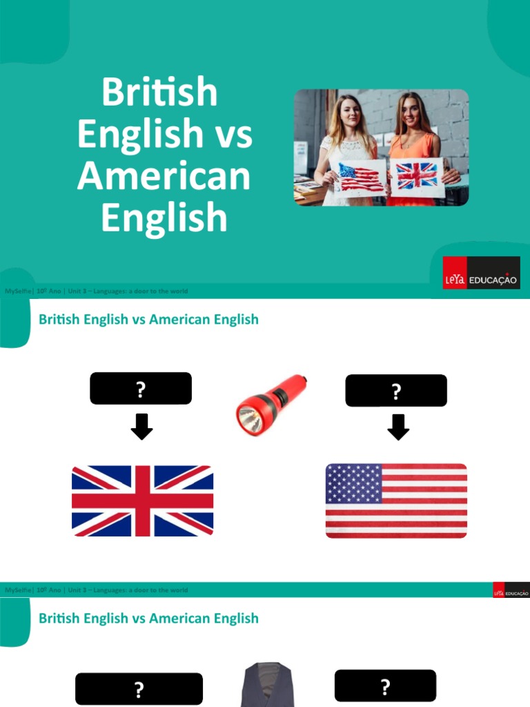 British English Vs American English PDF Transport