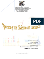 3er Proyecto Aprendo y Me Divierto Con La Ciencia