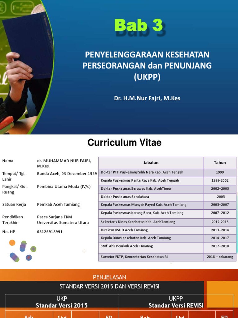 Standar Pelayanan Kesehatan UKPP 2015 | PDF