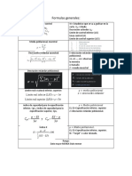 Formulas Generales