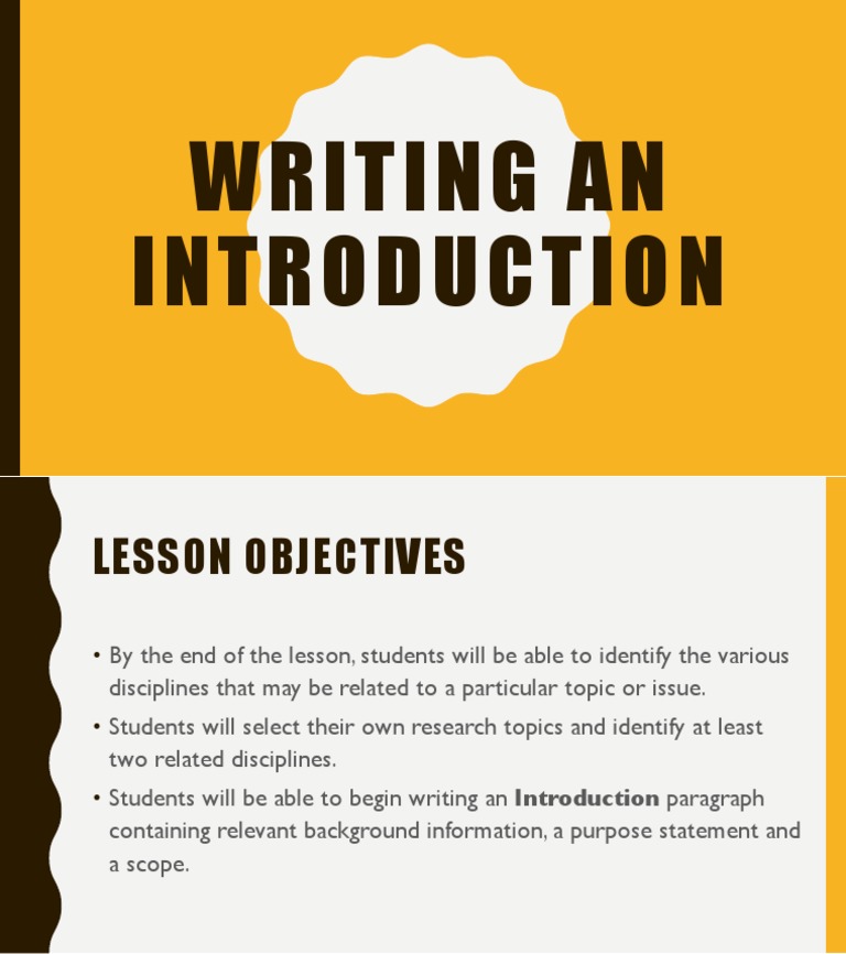 Crafting a Compelling Introduction: A Guide to Identifying Related 