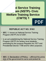 NSTP or R.A. No. 9163
