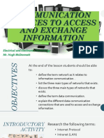 Communication Devices To Access and Exchange Information Classnotes