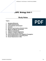 CAPE Biology Unit 1 Study Notes Pages 1-50 - Flip PDF Download - FlipHTML5