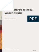 Oracle Software Technical Support Policies: Effective Date: 07-October-2022
