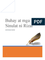 Buhay at Mga Sinulat Ni Rizal