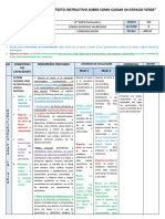 SESION DE COMUNICACION - ESCRIBIMOS UN TEXTO INSTRUCTIVO SOBRE COMO CUIDAR UN ESPACIO VERDE