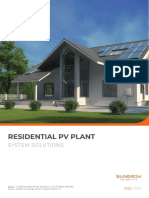Residential PV Plant System Solutions