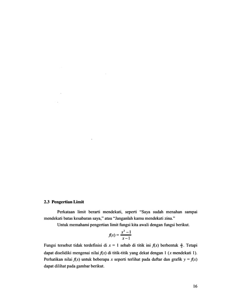 Definisi dan Pengertian Limit | PDF