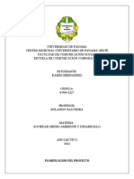 Proyecto Sociedad Medio Ambiente