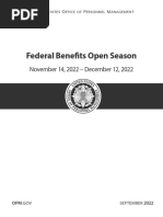 Federal Benefits Open Season Highlights 2023 Plan Year