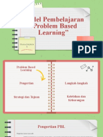 PBL-Model Pembelajaran Problem Based Learning