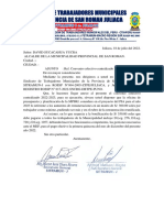 Carta Convenio Colectivo Centralizado 2022-2023