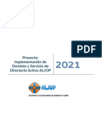 Proyecto Implementación de Dominio y Servicio de Directorio Activo ALJOP