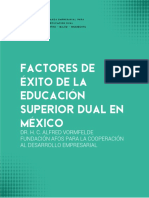 Factores de Exito de La Educacion Superior Dual en México - Fundación AFOS - 2021