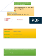 Principales Acontecimientos en La Tierra