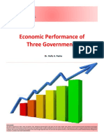 Economic Performance of Three Governments - 26 April 2022