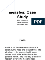 Measles Case Study