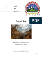 Ermenek Dam Project Report