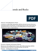 Minerals and Rocks